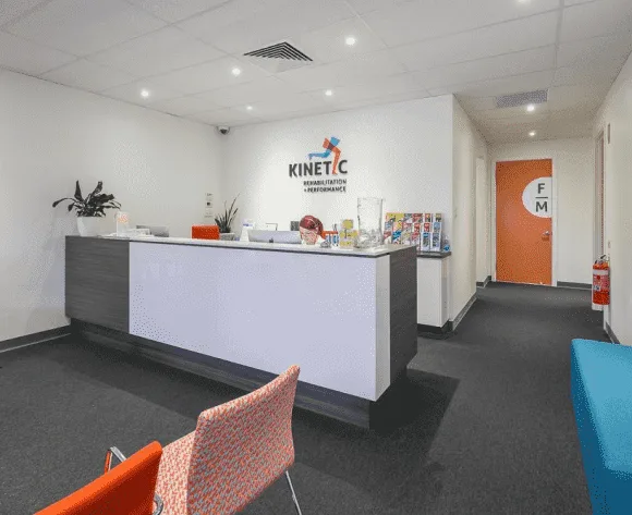 The welcoming front desk of a leading physio clinic in Adelaide