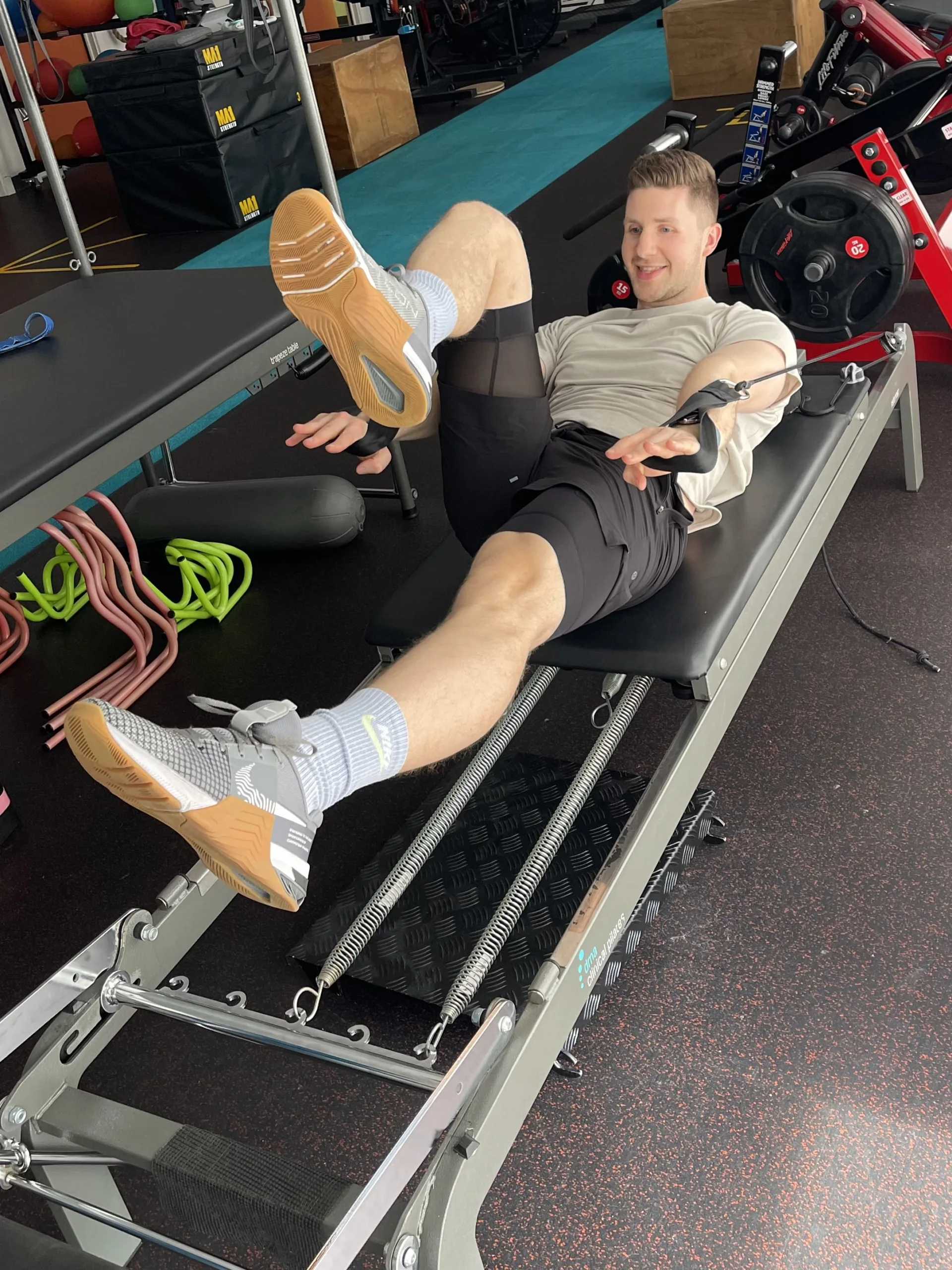 Physiotherapy-led clinical Pilates supporting rehab, health, movement and pain management.